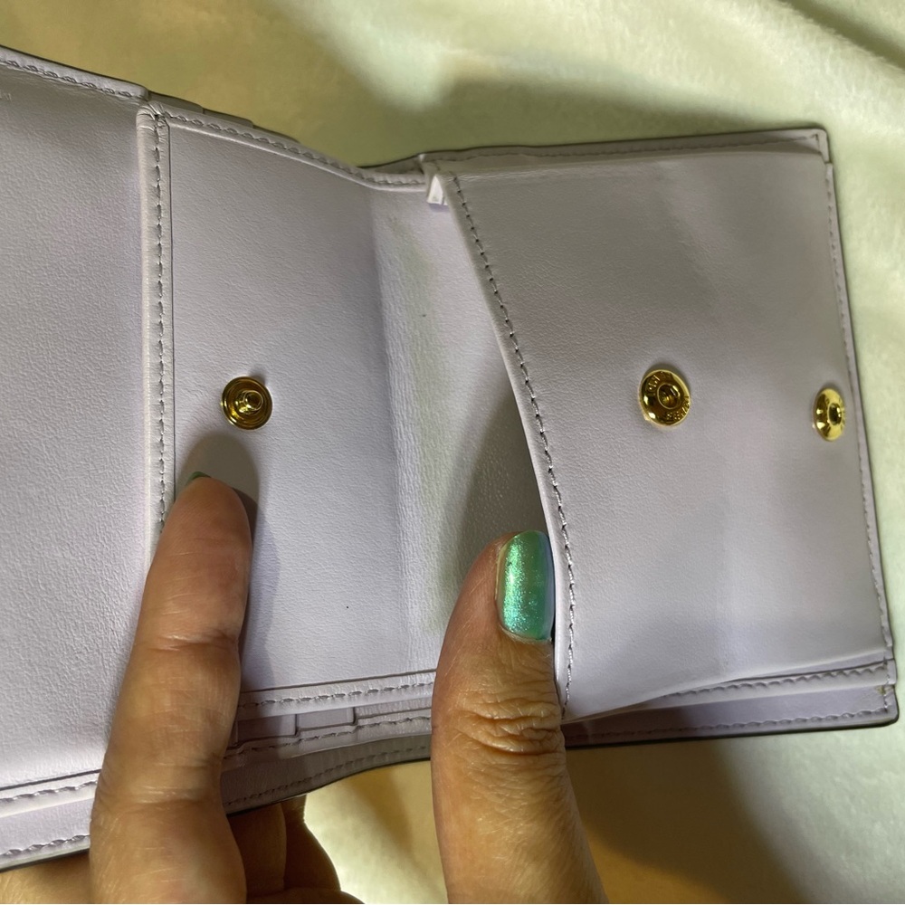 Fendi Lilac F Is Fendi Bifold Compact Wallet 💜 - Picture 12 of 16